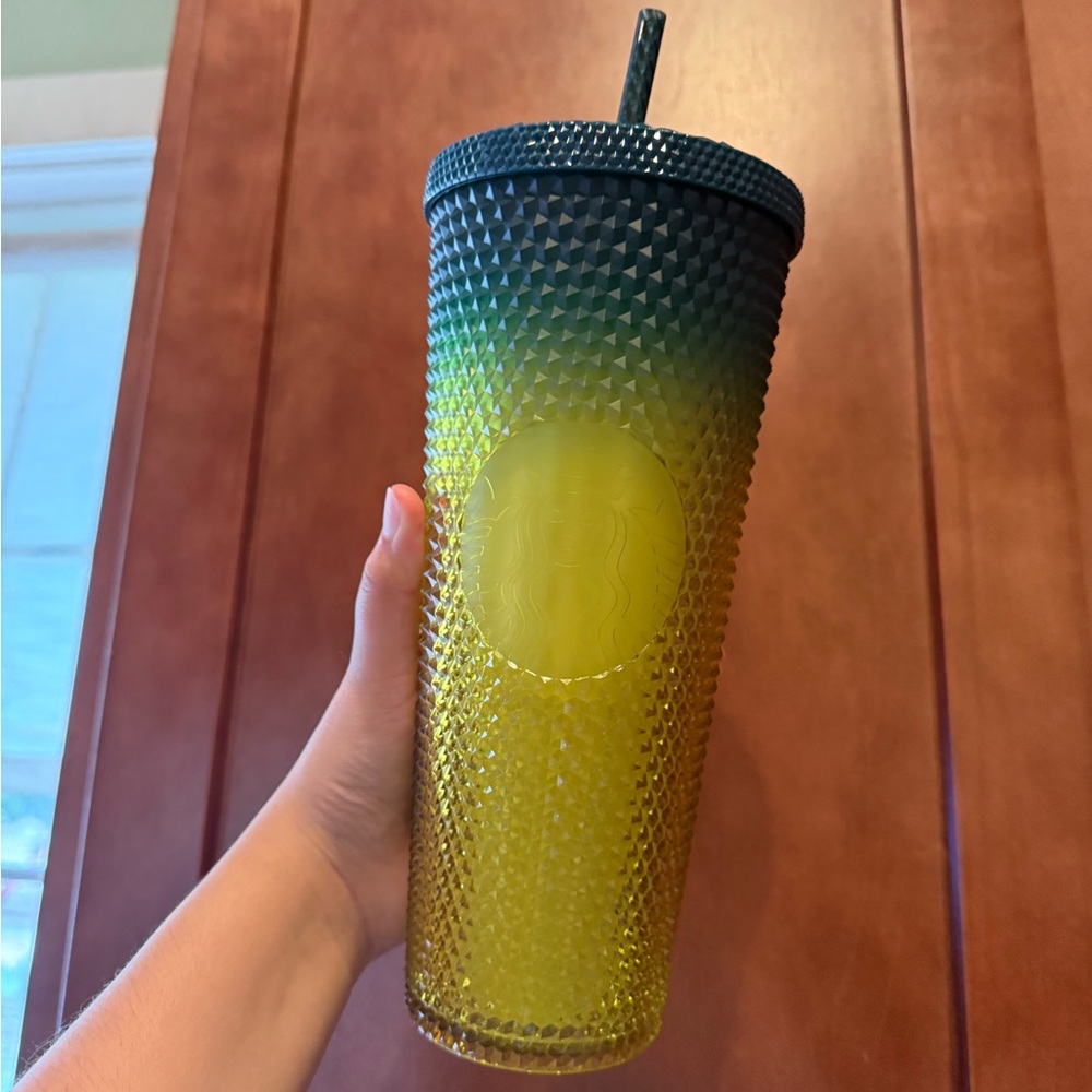 Starbucks Gradient Yellow and Green Tumbler